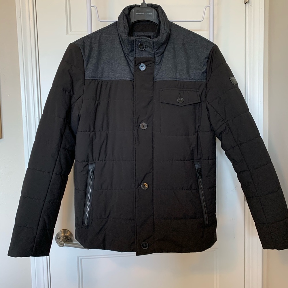 Tumi mixed media jacket